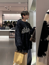 アンゴラアーキテクチャーグラフィックニット5C