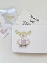 Cooking Girl Sticker Pack