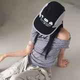 Maben Flower Coloring Nylon Camp Cap Ball Cap