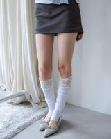 elle flower cotton on lace warmer