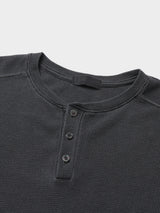 Pigment Henley Neck Long Sleeve 3COLOR