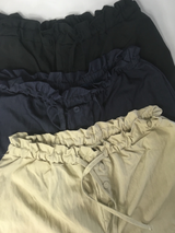 Button Ruffle Pants