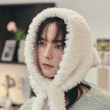 Label Fur Bandana / Cream