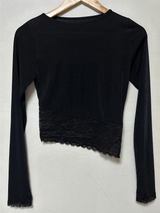 DIAGONAL + SLEEVE LACE POINT🩰♥