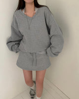 [MADE/6color] Pony, V-neck loose fit trainer