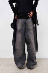 Vigor cat washed parachute denim pants
