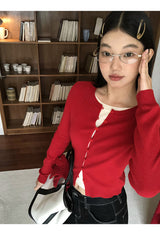 オールレイヤードインナー長袖カーディガン