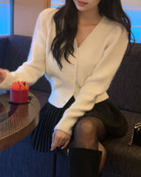 Tern Angora Knit Cardigan