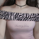 [IDLE Shuhua Necklace] メルティングメタリックハートチョーカーネックレス - Silver Color