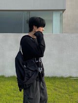 ピグメントステッパーカーゴバルーンパンツ　２色