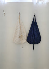 Jeanne Leaf Shoulder Bag_Navy