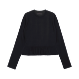 フリルレイヤードトップス (2 COLORS)