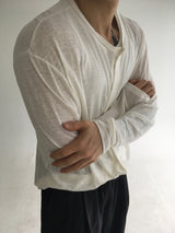 linen seed cardigan(3colors)