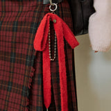 Angora Drop Ribbon Keyring
