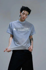 オンブレデニムルックボクシーT