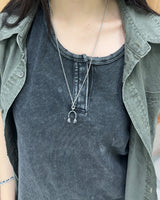 Headphone pendant chain necklace