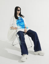 シルエットハーフスリーブTシャツ