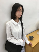 エヴリン フリル シャツ(2color)