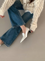 VERONICA CHIC MOOD MIDDLE HEEL (4COLORS!)