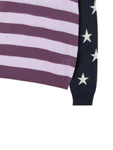 STAR STRIPE KNIT NAVY