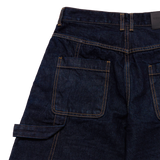 25SS ジッパーディテールデニムショートパンツ ダークブルー