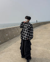 Retro Air Oversized Fit Check Shirt