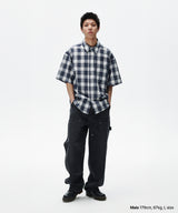 OMBRE CHECK HALF SHIRT