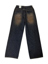AUTUMN BROWN LONG WIDE DENIM PANTS