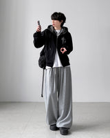 Rising Check Hood Zip-Up