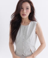 POEM BUTTON VEST_TT6S105MT