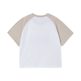 25SS SPACE RABBIT RAGLAN CROP SHORT SLEEVE T-SHIRT ESSENTIAL BEIGE