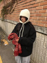 Odd Boucle High Neck Jacket (2color)
