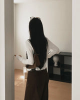 [MADE/set item] Punching, lace camisole + cardigan set