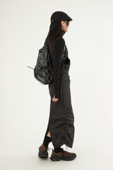 City leisure high-neck zip-up vest