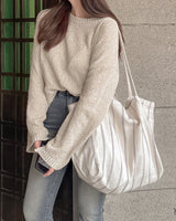 Lure linenルーズフィットニット