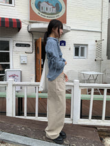ベーシックワイドパンツ (5C)