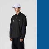 FMACM フェイクツーピースジャージー長袖Tシャツ