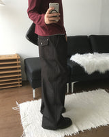 Dobby Stripe Denim Pants