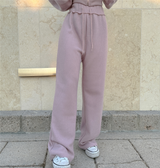 (ZIP-UP & PANTS SET!) 4 COLORS シックフリースクロップドトレーニングパンツ