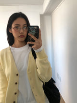 Soft V-Neck Cardigan (1 Colors)