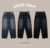 CRウォッシングバルーンデニムワイドパンツ (3color)