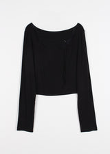 BUCKLE CROP TEE