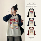 Rael Nagrang color matching point loose fit knit long sleeve