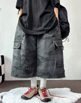 DAMAGE VINTAGE MILITARY BERMUDA PANTS 🖤🩶💚🤎20L0R