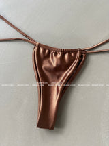 satin strap bikini