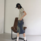 ペッパ ビンテージチェック ショートスリーブシャツ