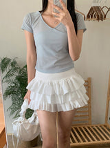 PK Cancan Mini Skirt Pants (3color)