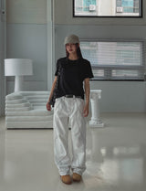 Athletic Semi-Cropped Short Sleeve T-shirt