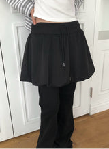 Ina Banding Pumpkin Mini Skirt