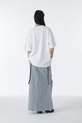 ブラスプレーグラフィックTシャツ (ホワイト)